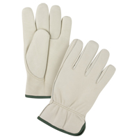 Gants de conducteur doubl&eacute;s pour l'hiver de premi&egrave;re qualit&eacute;, Moyen, Paume en Cuir fleur de vache, Molleton Oxford Builders Supplies Inc