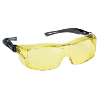 Dynamic OTG Extra Series Safety Glasses, Amber Lens, Anti-Fog/Anti-Scratch, ANSI Z87+/Meets/Exceeds CSA Z94.3 Oxford Builders Supplies Inc