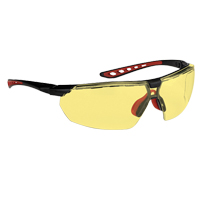 Dynamic Falcon Series Safety Glasses, Amber Lens, Anti-Fog, ANSI Z87+/Meets/Exceeds CSA Z94.3 Oxford Builders Supplies Inc