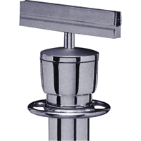 Sign Bracket for Portable Post, Satin Chrome Oxford Builders Supplies Inc