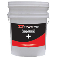 Dynamic Emergency Preparedness First Aid Kit, Class 1 Medical Device, Bucket Oxford Builders Supplies Inc