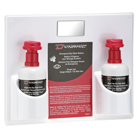 Dynamic Single-Use Eyewash Station with Isotonic Solution, Double Oxford Builders Supplies Inc