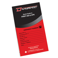 Dynamic First Aid Pocket Guide Oxford Builders Supplies Inc