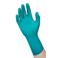 93-260 Chemical Resistant Disposable Gloves, X-Small, Neoprene/Nitrile, 7.8-mil, Powder-Free, Green Oxford Builders Supplies Inc