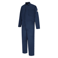 ISO 11611 Flame-Resistant Welding Coveralls, Size 48, Navy Blue Oxford Builders Supplies Inc