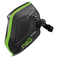 P550 Welding Helmet, 3.94" L x 1.97" W View Area, 4/9 - 13 Shade Range, Black/Green Oxford Builders Supplies Inc
