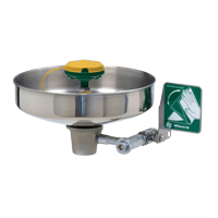Poste de douche oculaire/faciale, Bol Acier inoxydable Oxford Builders Supplies Inc