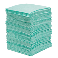 Premium Bonded Sorbent Pads, Hazmat, 15" x 18", 30 gal. Absorbancy Oxford Builders Supplies Inc