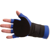 Gant anti-impact avec support du poignet, Taille Petit, Paume Cuir refendu Oxford Builders Supplies Inc
