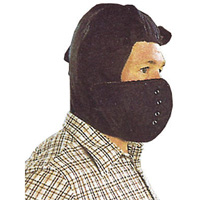 Hard Hat Winter Liner with Removable Face , Cotton/Kasha Lining, One Size, Black Oxford Builders Supplies Inc