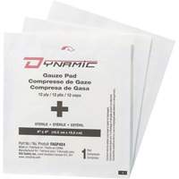 Dynamic Gauze, Pad, 4" L x 4" W, Sterile, Medical Device Class 1 Oxford Builders Supplies Inc