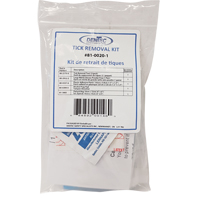Tick Safety Kit, Class 1 Medical Device, Wallet Oxford Builders Supplies Inc