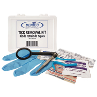 Tick Safety Kit, Class 1 Medical Device, Plastic Box Oxford Builders Supplies Inc