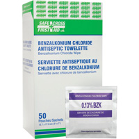 Benzalkonium Chloride Wipes, Towelette, Antiseptic Oxford Builders Supplies Inc