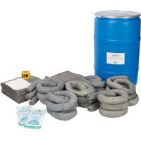 Trousse de lutte contre les d&eacute;versements, Universel, Baril, Absorbance de 55 gal. US Oxford Builders Supplies Inc