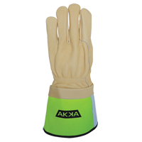 Lineman's Gloves, Small, Grain Cowhide Palm Oxford Builders Supplies Inc
