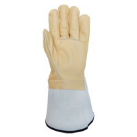 Lineman's Gloves, Small, Grain Cowhide Palm Oxford Builders Supplies Inc