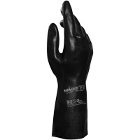 Technic NS-420 Gloves, Size 6/X-Small, 12.5" L, Latex/Neoprene, Flock-Lined Inner Lining, 30-mil Oxford Builders Supplies Inc