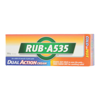 Soulagement chaleur Rub A535, Cr&egrave;me, Analg&eacute;sique Oxford Builders Supplies Inc