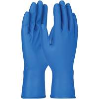 Gants Grippaz, Petit, Nitrile, 8 mils, Sans poudre, Bleu Oxford Builders Supplies Inc