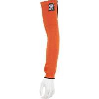 Manches Memphis avec trou pour le pouce, Kevlar, 18", ASTM ANSI niveau A5, Orange Oxford Builders Supplies Inc