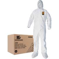 Combinaisons Kleenguard A40, 2T-Grand, Blanc, Microporeux Oxford Builders Supplies Inc