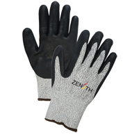 Gants &eacute;lastiques sans coutures r&eacute;sistants &agrave; la coupe pour temp&eacute;ratures froides, Taille 2T-Grand/11, Calibre 13, Rev&ecirc;tement Mousse de nitrile, Enveloppe en PEHP, ASTM ANSI niveau A4 Oxford Builders Supplies Inc