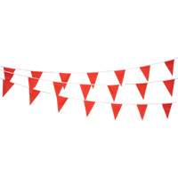 Cordon de fanions, 60' lo, Rouge Oxford Builders Supplies Inc