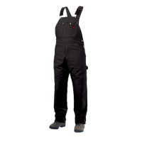Salopettes en canevas de coton non doubl&eacute;e, Hommes, Grand, Noir Oxford Builders Supplies Inc