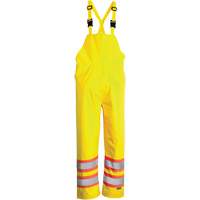 Salopette Open Road, Polyester, Petit, Jaune lime haute visibilit&eacute; Oxford Builders Supplies Inc