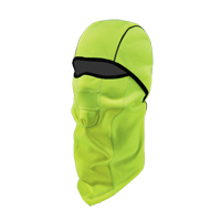 N-Ferno&reg; 6823 Wind-Proof Hinged Balaclava, Fleece, High-Visibility Lime Green Oxford Builders Supplies Inc