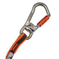 Squids&reg; 3109F(x) Double-Locking Tool Lanyard with Swivel, Bungee, Carabiner/Loop Oxford Builders Supplies Inc