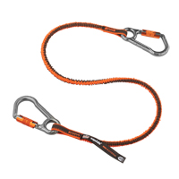Squids&reg; 3118F(x) Locking Tool Lanyard, Bungee, Dual Carabiner Oxford Builders Supplies Inc