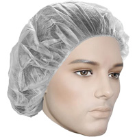Bonnets bouffants, Polypropyl&egrave;ne, 18", Blanc Oxford Builders Supplies Inc