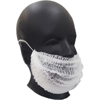 Beard Covers, Polypropylene, White Oxford Builders Supplies Inc