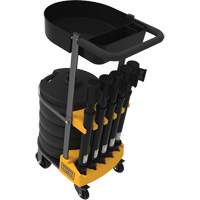 Chariot de transport avec plateau pour barri&egrave;re PLUS, 75' lo, M&eacute;tal, Noir Oxford Builders Supplies Inc