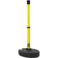 Base pour montant de barri&egrave;re PLUS, Hauteur de 42", Jaune Oxford Builders Supplies Inc