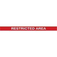 Tough-Mark Heavy-Duty Floor Marking, Rectangle, 48" L x 4" W, Red, Polyethylene Oxford Builders Supplies Inc