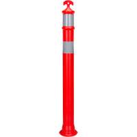 Poteau d&eacute;lin&eacute;ateur &agrave; visibilit&eacute; &eacute;lev&eacute;e &agrave; dessus en T, 42" h, Orange Oxford Builders Supplies Inc