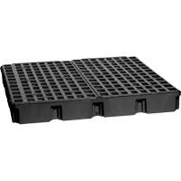 Plateforme de d&eacute;versement modulaire, Capacit&eacute; de d&eacute;versement 60,5 gal. US, 51,5'' x 51,5'' x 6,5" Oxford Builders Supplies Inc