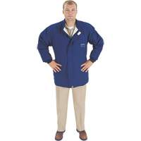Veste de protection contre l'arc &eacute;lectrique, Moyen, Bleu, 40 cal/cm² Oxford Builders Supplies Inc