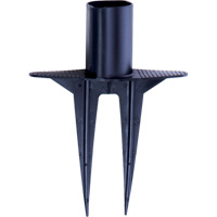 PLUS Stake Removable Spike, Black Oxford Builders Supplies Inc