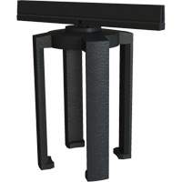 PLUS Barrier System Sign Bracket, Black Oxford Builders Supplies Inc