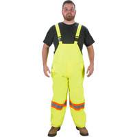 RZ1000 Rain Bib Pants, Polyester, Small, High Visibility Lime-Yellow Oxford Builders Supplies Inc
