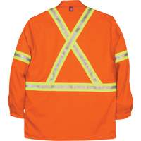 Westex UltraSoft&reg; Industrial Work Shirt, Small, Orange Oxford Builders Supplies Inc