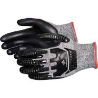 TenActiv Anti-Impact Cut-Resistant Composite Knit Gloves, 6, Synthetic Palm, Knit Wrist Cuff Oxford Builders Supplies Inc