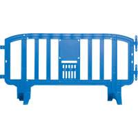 Movit Barricade, Interlocking, 78" L x 39" H, Blue Oxford Builders Supplies Inc
