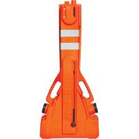 Multi-Gate Barricade, 43" H x 90" L, Orange Oxford Builders Supplies Inc