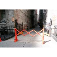 Multi-Gate Barricade, 43" H x 90" L, Orange Oxford Builders Supplies Inc