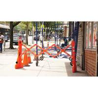 Multi-Gate Barricade, 43" H x 90" L, Orange Oxford Builders Supplies Inc